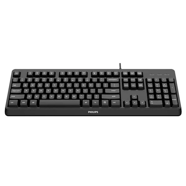 PHILIPS KABLOLU KLAVYE SPK6207BLB SİYAH - Resim 2