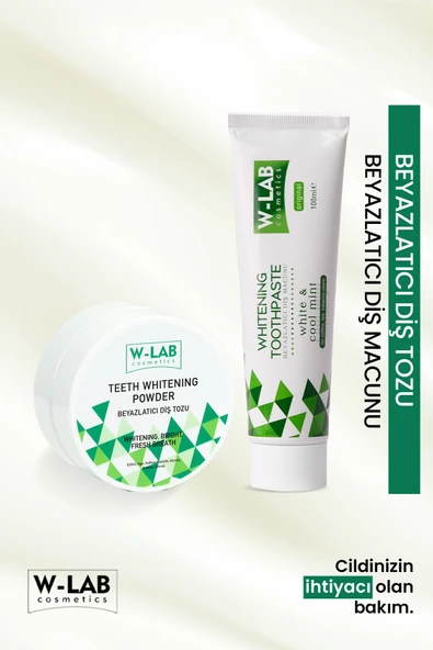 W-Lab Cosmetics Diş Beyazlatma Seti Çay,Kahve ve Sigara Lekesi Karşıtı Kalıcı Etkili ürün görseli 1