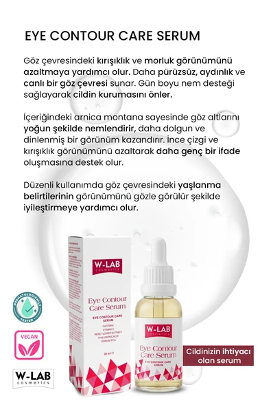 W-Lab Cosmetics Eye Contour Serum 30 ML - Resim 3