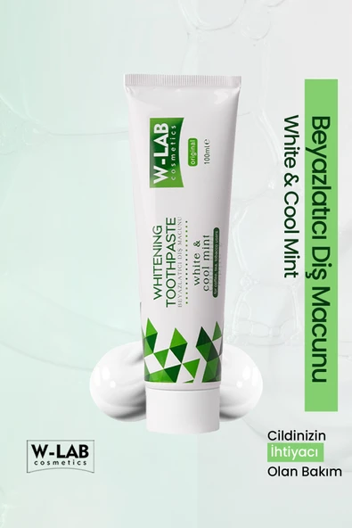 W-Lab Cosmetics Beyazlatıcı Diş Macunu 100 ML ürün görseli 1