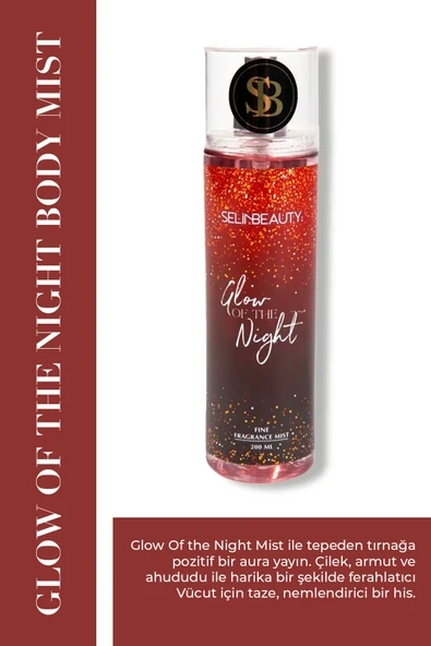 Selin Beauty Glow Of The Night Body Mist 200 ML ürün görseli 1