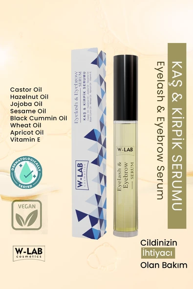 W-Lab Cosmetics Kaş Kirpik Serumu 10 ML ürün görseli 1