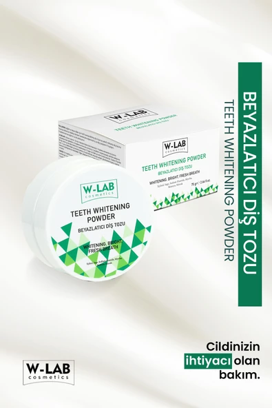 W-Lab Cosmetics Beyazlatıcı Diş Tozu 75 Gr ürün görseli 1