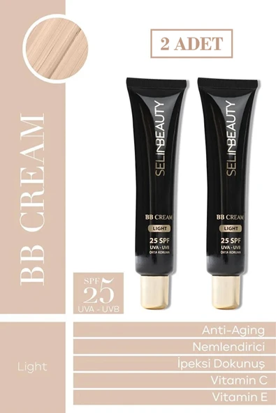 Selin Beauty BB Cream Light 2 li Set ürün görseli 1
