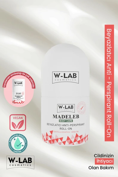 W-Lab Cosmetics Madeleb Roll On 50 ml ürün görseli 1