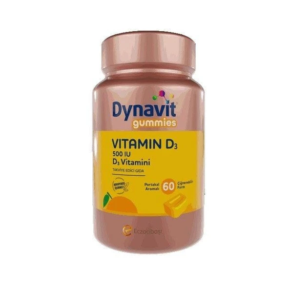 Dynavit Gummies VITAMIN D3 500 IU 60 Gummy ürün görseli 1