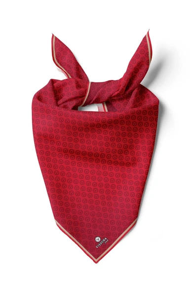 %100 İpek Kadın Desenli Bandana 80x80 ürün görseli 1