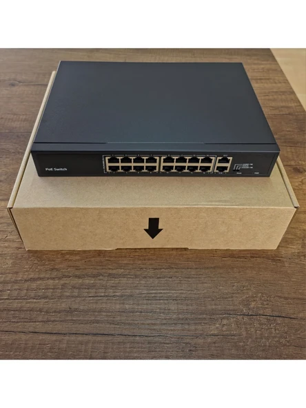 Acme AC-1016 16+2+1 Poe Switch 260W +2 10/100/1000 Sfp ürün görseli 1