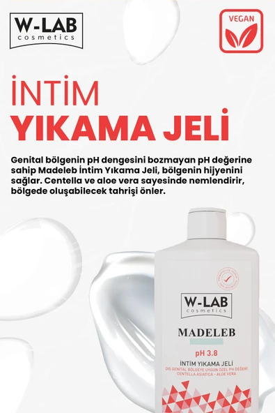 W-Lab Cosmetics Madeleb İntim Jel 250 ML - Resim 4
