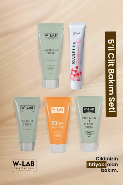 W-Lab Cosmetics 5 li Süper Set ürün görseli 1