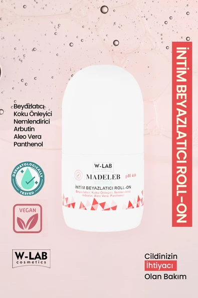 W-Lab Cosmetics İntim Beyazlatıcı Roll On 50 ML ürün görseli 1
