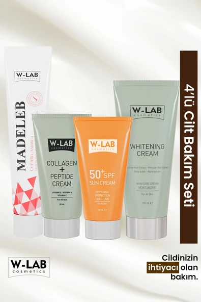 W-Lab Cosmetics Cilt Bakım Seti 4 lü Süper Set ürün görseli 1