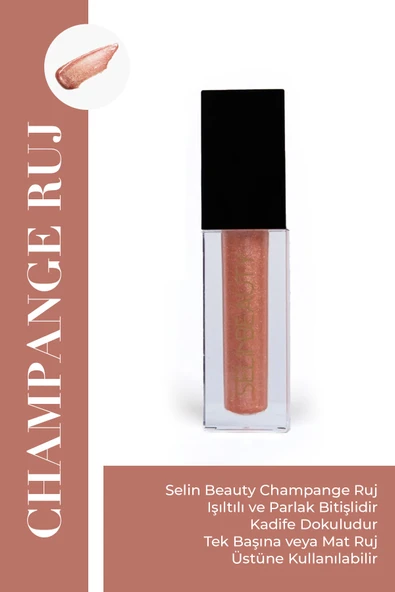 Selin Beauty Champagne Ruj ürün görseli 1