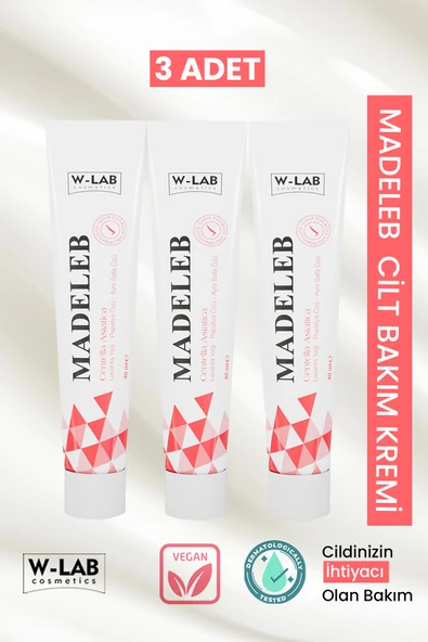 W-Lab Cosmetics Madeleb Cilt Bakımı Kremi 3 lü Set ürün görseli 1