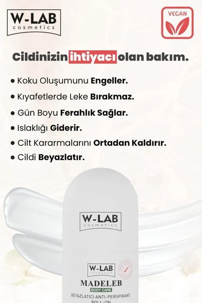 W-Lab Cosmetics Madeleb Roll On 3 lü Set - Resim 2