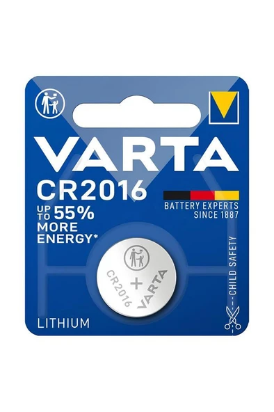 Varta CR2016 Lithium Pil 3V Tekli ürün görseli 1
