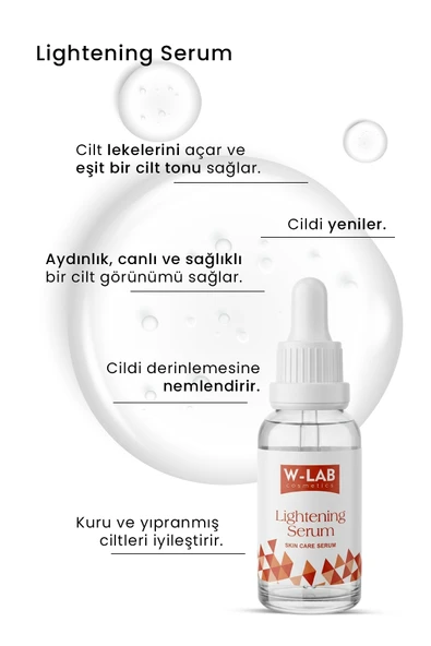 W-Lab Cosmetics Lightening Serum 30 ML - Resim 2