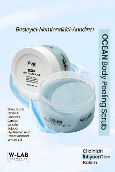 W-Lab Cosmetics Ocean Body Peeling Scrub 250 Ml ürün görseli 1