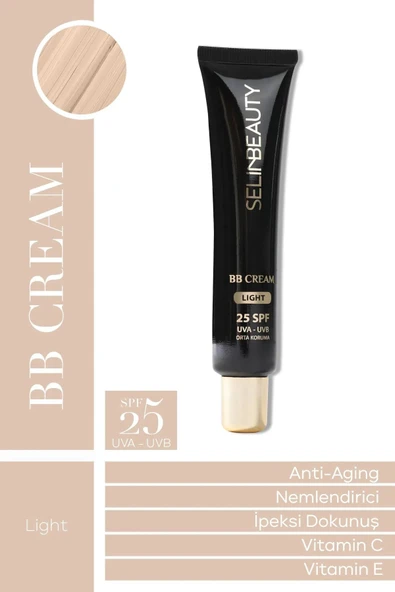 Selin Beauty BB Cream Light SPF25 40 ML ürün görseli 1