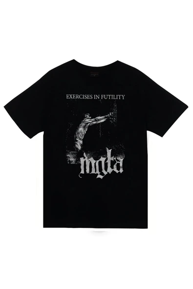 fame-stoned Mgła - Black Metal - Exercises in Futility Baskılı Unisex %100 Pamuk Siyah T-shirt ürün görseli 1