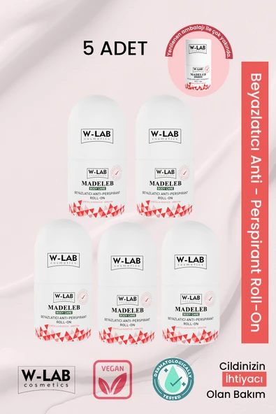 W-Lab Cosmetics Madeleb Roll On 5 li Set ürün görseli 1