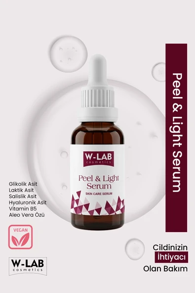 W-Lab Cosmetics Peel And Light Serum 30 ML ürün görseli 1