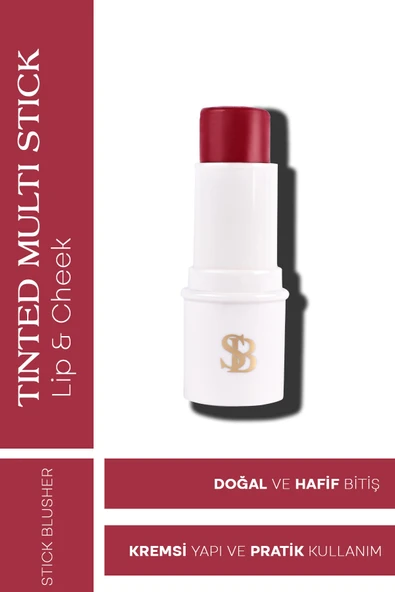 Selin Beauty Tinted Multi Stick Lip & Cheek Stick Allık 6 Gr ürün görseli 1