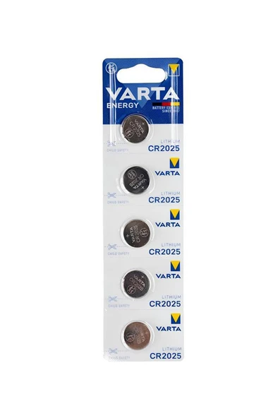 Varta Blister Lityum Pil 5li CR2025 ürün görseli 1