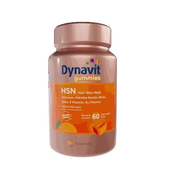 Dynavit Gummies HSN Hair-Skin-Nails 60 Gummy ürün görseli 1