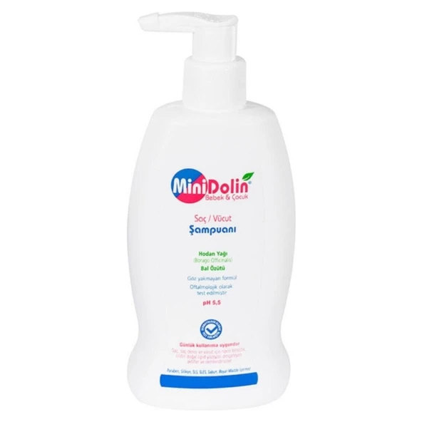 Minidolin Bebek Saç ve Vücut Şampuanı 250 ml ürün görseli 1