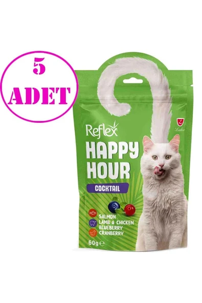 Kedi Ödülü Happy Hour Kokteyl 60 gr 5 Ad ürün görseli 1