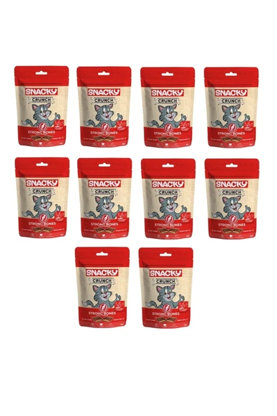 Crunch Kedi Ödülü Tavuk & Peynirli Strong Bones 60 Gr. X 10 Adet ürün görseli 1