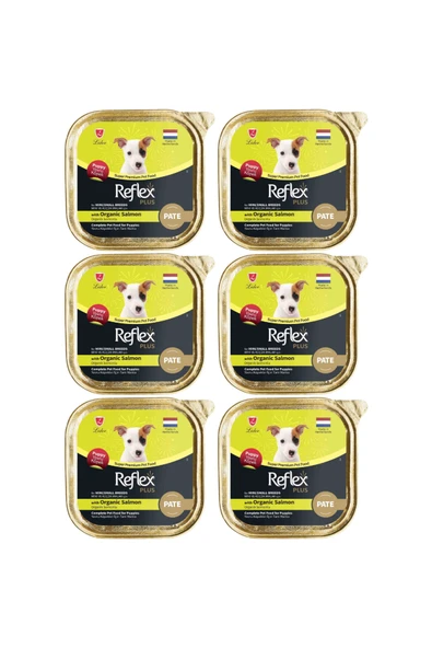 Pate Organik Somonlu Mini ve Küçük Irklar İçin Yavru Köpek Konservesi 85gr - 6 Adet ürün görseli 1