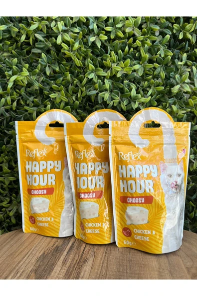Happy Hour / Choosy Seçici Kediler İçin Kedi Ödül Maması 60 gr x3 adet ürün görseli 1