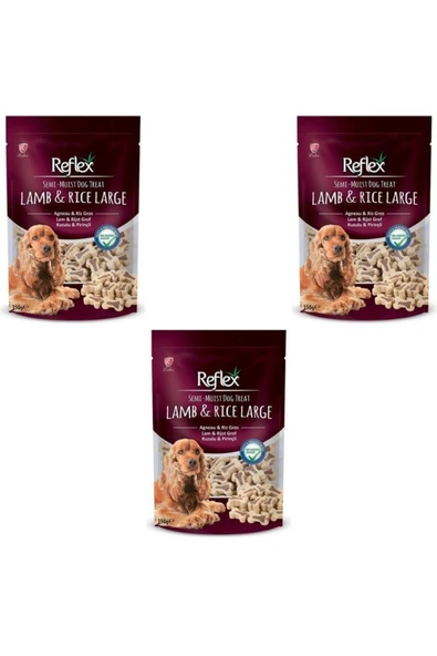 Semi-moist Kuzulu Ve Pirinçli Yarı Yumuşak Köpek Ödül Maması 150gr X 3 Adet ürün görseli 1