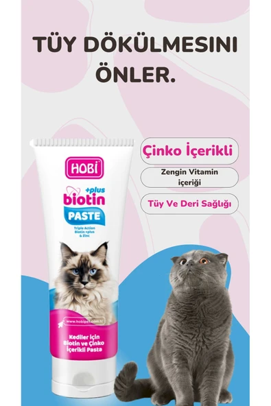 Biotin Paste Kediler İçin Biotin Ve Çinko Pastası 100gr ürün görseli 1