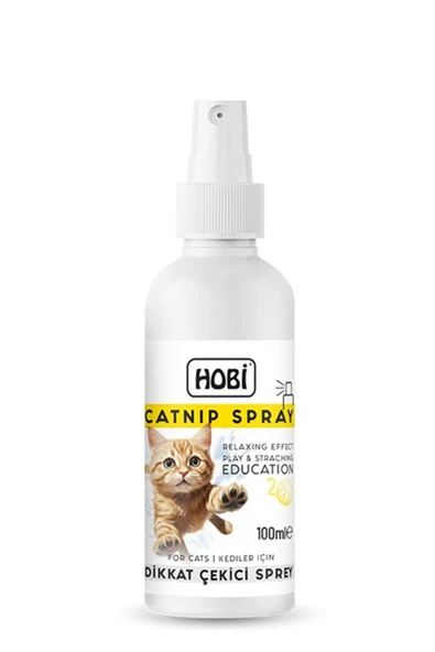 Hobi Catnip Spray Kediler İçin Dikkat Çekici Sprey 100ml ürün görseli 1