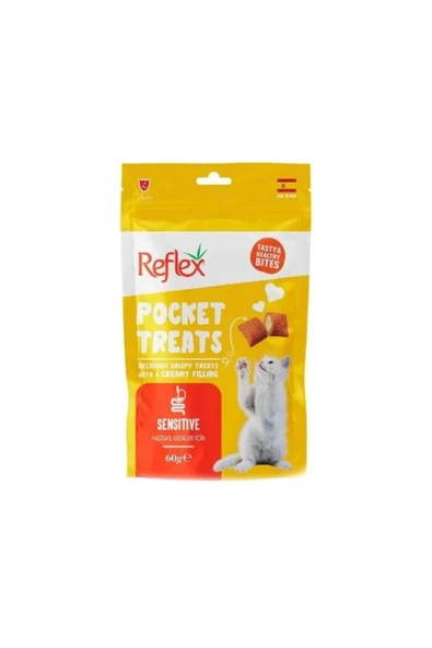 Pocket Treats Sensitive Kedi Ödül Maması 60 Gr ürün görseli 1