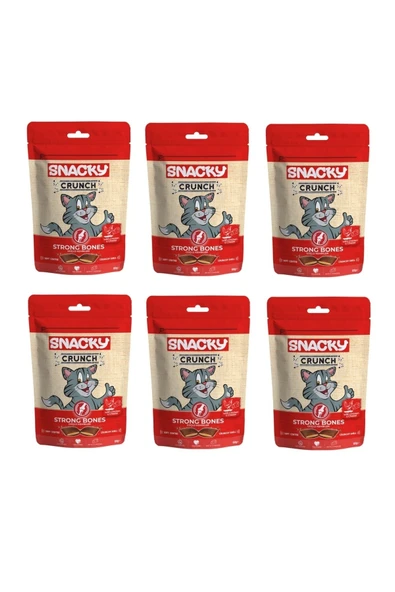 Crunch Kedi Ödülü Tavuk & Peynirli Strong Bones 60 Gr. X 6 Adet ürün görseli 1