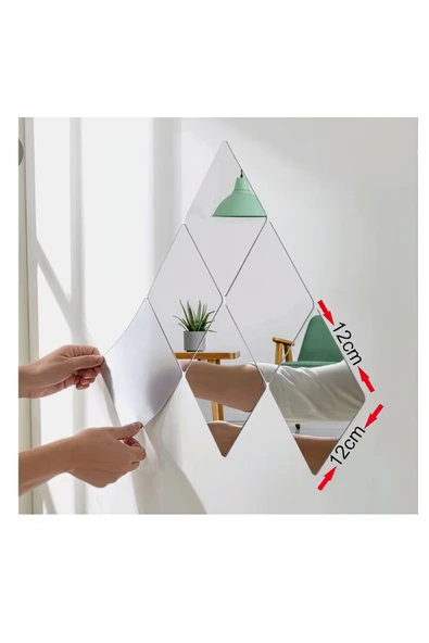 pleksiaksesuar pleksi aksesuar KARE-dekoratif-pekesi 12x12cm-pleksi-ayna-(1adet) cam ayna DEĞİLDİR ürün görseli 1