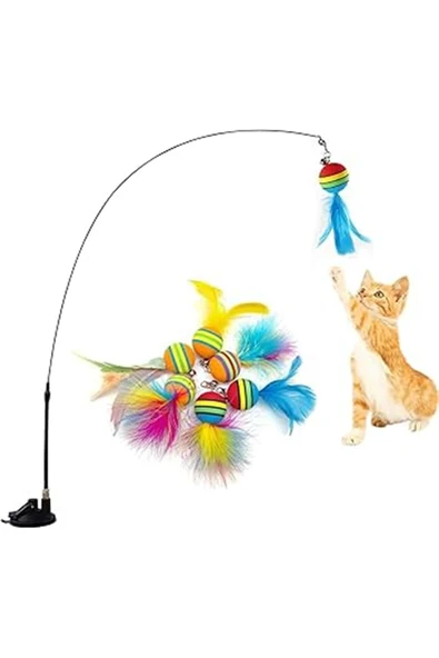 Vantuzlu Tüylü Kedi Oltası - Resim 3