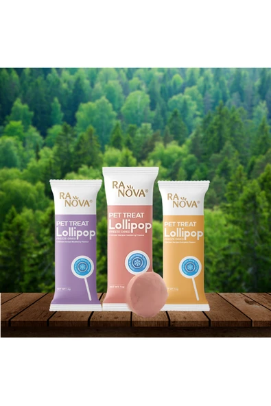 Karışık Kurutulmuş Kedi Ödülü Lolipop 1.4 gr - 3 Li Paket ürün görseli 1