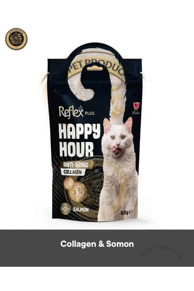 Happy Hour Cat Anti-Aging Collagen Kedi Ödül Maması 60 gr ürün görseli 1