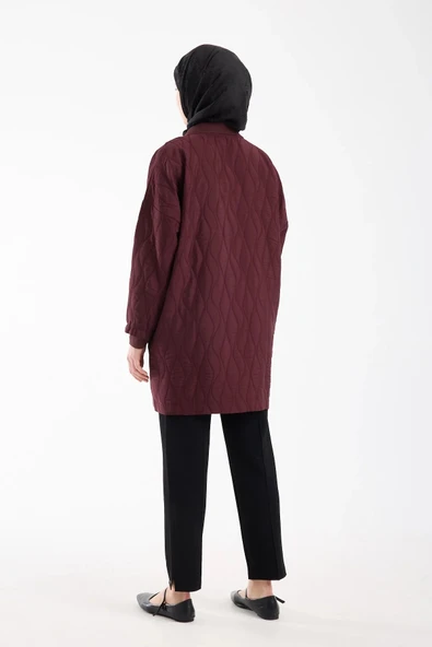 İnvee Strata Kısa Kap 7207 BORDO - Resim 2