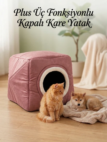 Plus Çok Fonksiyonlu Kare Yatak - Resim 4