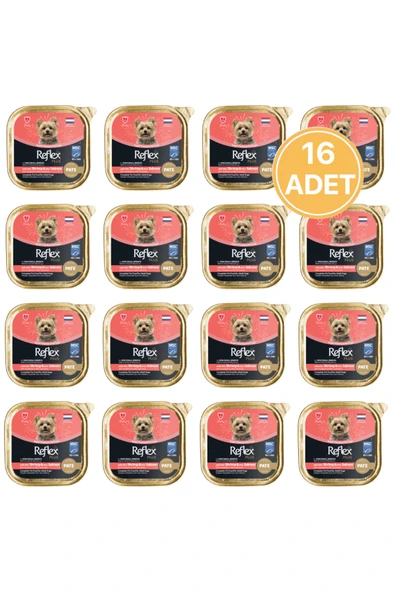 Plus Pate Karidesli ve Somonlu Küçük Irk Yetişkin Köpek Konservesi 85 Gr (16 Adet) ürün görseli 1