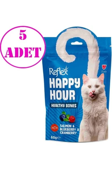 Kedi Ödülü Happy Hour Sağlıklı Kemikleri Destekleyici 60 gr 5 Ad CB10372 ürün görseli 1