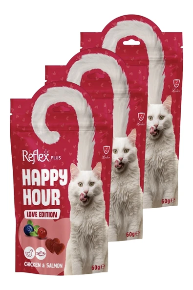 Happy Hour Love Edition Kedi Ödül Maması 3 x 60gr ürün görseli 1