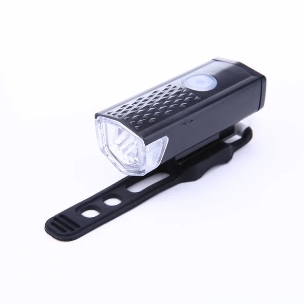 RAYPAL-2255 300 LM Süper Parlak LED Bisiklet Işık Bisiklet Far 3 Modu USB Şarj Edilebilir LED Bisiklet Işık El Feneri ürün görseli 1