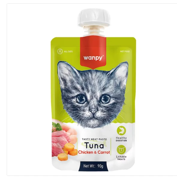 Wanpy Taze Ton Balıklı & Tavuklu Kedi Et Ezmesi 90 gr ürün görseli 1